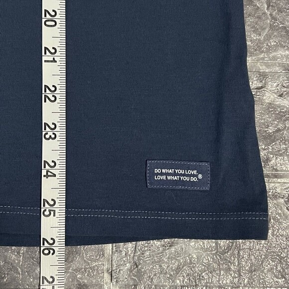 NWT Life Is Good “Namaste Six Feet Away” (Small) Blue T-Shirt - Picture 9 of 9